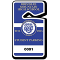 V-T Custom Spot Color Parking Permit (2 3/4"x4 3/4")